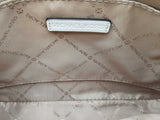 Michael Kors Jet Set Large White Logo Crossbody In Fruit Print Canvas Fw0826rxdu