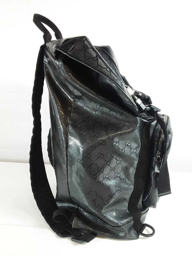 Gucci Gg Imprime Monogrammed Coated Canvas Backpack Sd0925rcrde