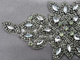 Salvatore Ferragamo Rhinestone Embellished Gray Shoulder Bag Eb1026wrxde
