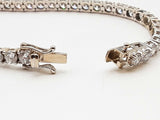 10.0 Cttw Lab Grown Diamonds 14k Wg 14.4g Bracelet 7 In Do0224oerxmia
