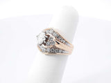 1.0 Cttw Diamond & 14k Yellow Gold Engagement Ring 5.6 Grams Size 5 Fw0926cizdu
