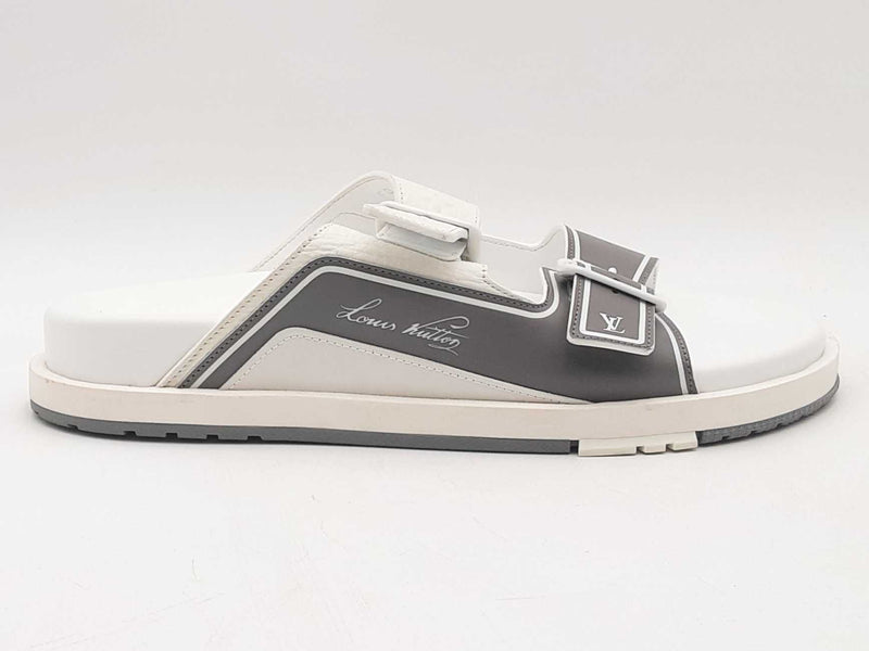 Louis Vuitton 2021 Lv Trainer Mule Slides White Size 11 Aa0825ozxsa