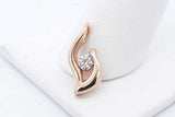 0.18ctw Diamond Pendant In 10k Yellow Gold 1.8 Grams Eb0626loxde