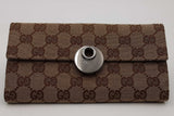 Gucci Gg Monogram Canvas Eclipse Continental Wallet Eb0926exsa