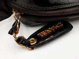 Chanel Square Camera Bag In Diamond-quilted Black Patent Leather Fw0526pezdu
