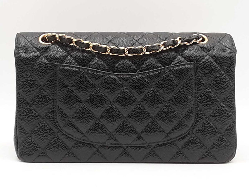 Chanel Medium Quilted Caviar Classic Double Flap Handbag Aa0925irxzsa