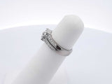 0.88 Cttw Diamond & 10k White Gold Ring 4.5 Grams Size 4.5 Fw0725rzxdu