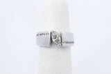0.60ctw Marquis Diamond Ring In 18k White Gold 7.2 Grams Size 5 Eb0725pcrdu