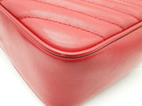 Ysl Saint Laurent Red Leather Lou Camera Bag Sd0626pzxde