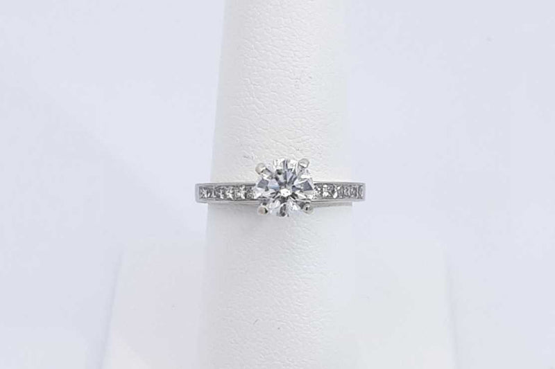 1.32ctw Diamond Ring In 14k White Gold 2.9 Grams Size 6.75 Eb0325lrxzsa