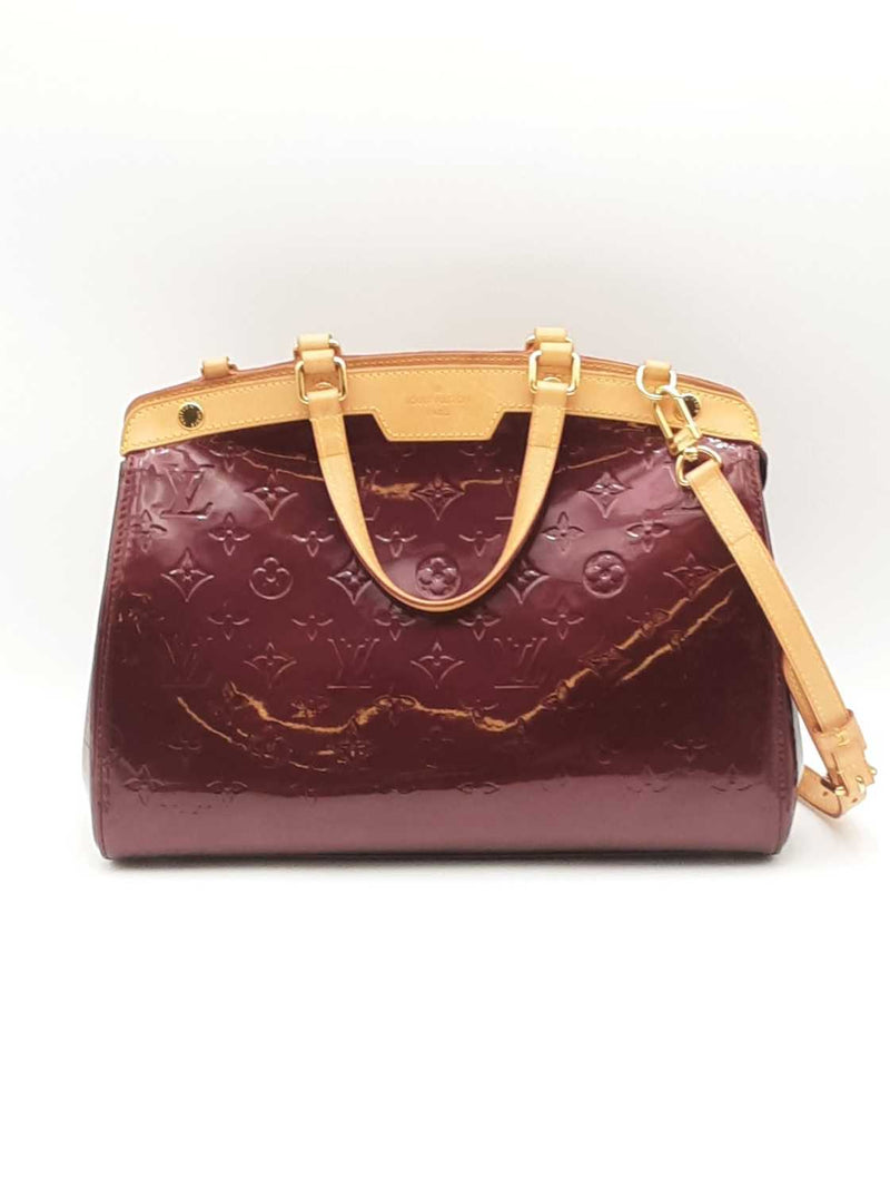 Louis Vuitton Monogram Vernis Patent Leather Brea Mm Top Handle Bag Sd0325cxzsa
