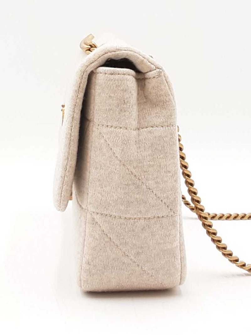 Yves Saint Laurent Jamie Chain Shoulder Bag In Quilted Jersey Fw0625exzdu