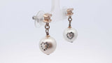 Chanel Cc Faux Pearl Drop Earrings Silver 4.1 Grams Sd0126lcrdu