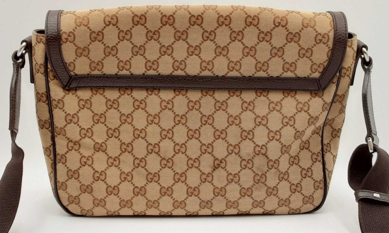 Gucci Monogram Large Flap Messenger Bag Eborxdu 144030006905