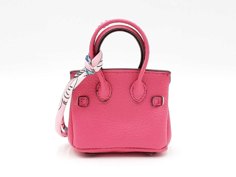 Mini Exquisite Bag Charm In Fucshia Fw0825idu