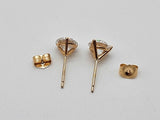 2.1 Cttw Lab Grown Diamonds 14k Yellow Gold 1.1g Stud Earrings Do0826poxde