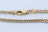 10k Two Tone Gold Chain Necklace 10.3 Grams 22 Inch Eb0826rexde