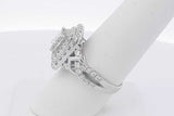 1.26cttw Diamond Ring In 14k White Gold 7.7 Grams Size 7.5 Eb0326ixzsa