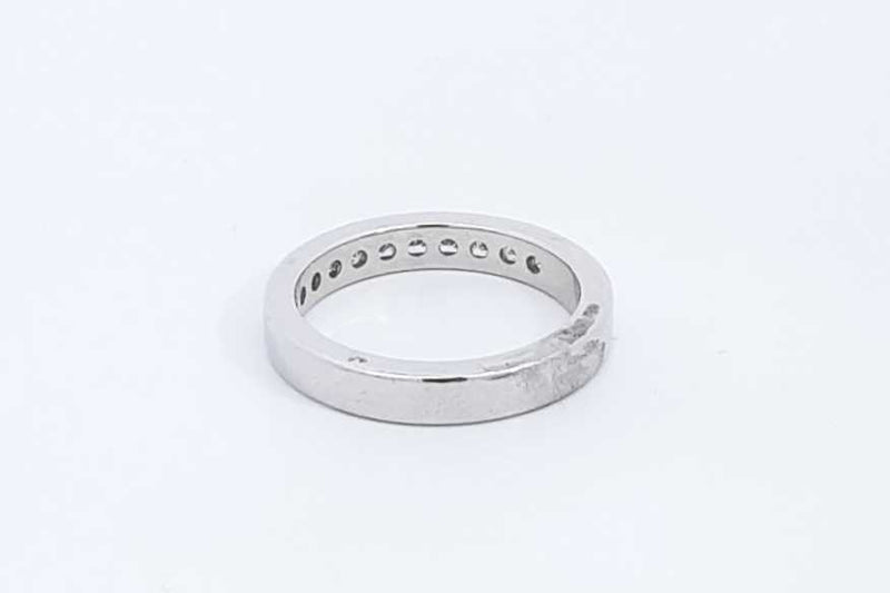 0.99ctw Diamond Ring In Platinum 6.2 Grams Size 6 Eb0424oorsa