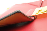 Fendi Kan U Red Leather Shoulder Bag Eb1125rxzde