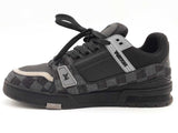 Louis Vuitton Trainer Sneaker Damier Black Size 9 Aa0826ozxsa