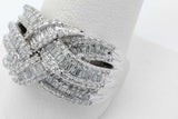 0.68cttw Diamond Ring In 14k White Gold 7.2 Grams Size 9.25 Eb0826orxsa