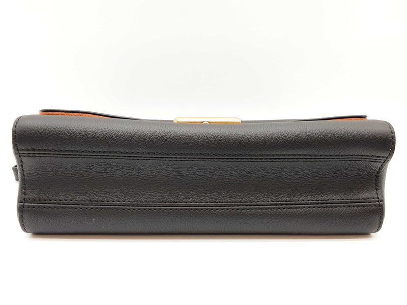Louis Vuitton Soft Twist Black Leather Shoulder Bag Do0425lexzde
