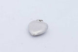 18k White Gold Heart Pendant 1.3 Grams Eb0926loxde
