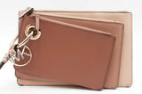 Michael Kors Tri Color Leather Trio Pouch Wristlet Wallet Eb1025orsa