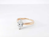 1.05 Cttw Marquise Diamond & 14k Gold Solitaire Ring 2.7g Size 7.5 Fw0826orzxdu