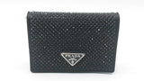 Prada Crystal Embellished Satin Card Holder Sd0426wzxdu