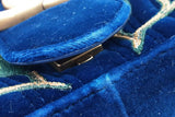 Gucci Blue Velvet Gg Marmont "Modern" Shoulder Bag Eb0926rxzde