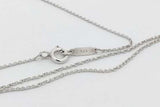 Tiffany & Co. Carnelian Open Heart Pendant Necklace 1.5 Grams 16 Inch Eb0926crsa