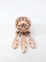 Pandora Spiritual Dreamcatcher Charm In 14k Rose Gold-plating 3.7 Gram Fw0926rdu
