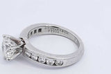 Tiffany & Co. 1.72cttw Diamond Ring In Platinum 6.5 Grams Size 4.25 Eb0126ixxzdu