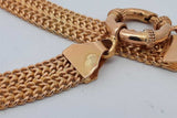 18k Yellow Gold Woven Chain Necklace 29.5 Grams 16 Inch Eb0526owxzsa