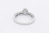 0.89ctw Diamond Ring In 10k White Gold 3.2 Grams Size 7 Eb0226rxzsa