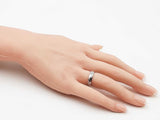 0.65 Cttw Diamond & 14k White Gold Anniversary Ring 6.3 Grams Size 4 Fw0226iszdu