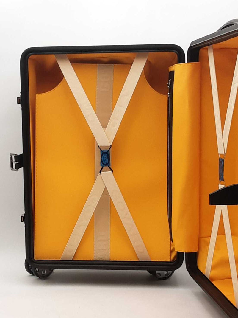 Goyard Bourget Pm Trolley Suitcase Black Aa0825erxzsa