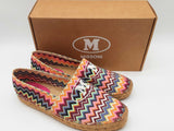 Missoni M Logo Embroidered Espadrilles Size 44 Eu Sd0426lezde