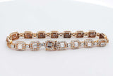 1.71cttw Diamond Tennis Bracelet 18k Yellow Gold 13.1 Grams 6 Inch Eb0526lxxzsa