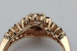1.35cttw Diamond Ring In 14k Yellow Gold 5.1 Grams Size 8 Eb0926wrxsa