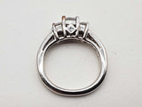 0.85 Cttw Diamonds 14k White Gold 3.6g Ring Size 3.75 Do0325prxde