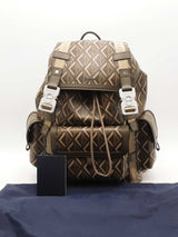 Dior Hit The Road Diamond Green Canvas Backpack Aa0725lzxzsa