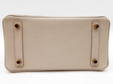 Hermes Birkin 25 Gris Neve Gray Togo Gold Hardware Handbag Do0725lirxzde