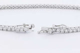 4.48ctw Lab Grown Diamond Tennis Bracelet 14k White Gold 8.9 Grams Eb0225lxrxdu