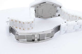 Chanel J12 Quartz 34mm White Ceramic & Stainless Steel Watch Eb1225orxzde