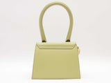 Jacquemus Le Chiquito Moyen Light Green Leather Handbag Sd0326oorde