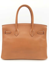 Hermes Birkin 30 Gold Brown Epsom Gold Hardware Handbag Do1225lprxzde