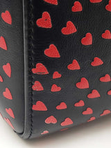 Christian Dior "I Love Paris" Medium Lady Dior Bag In Navy Leather Fw0926lwxzdu